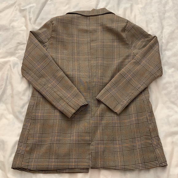Plaid oversized fit blazer - Picture 4 of 4